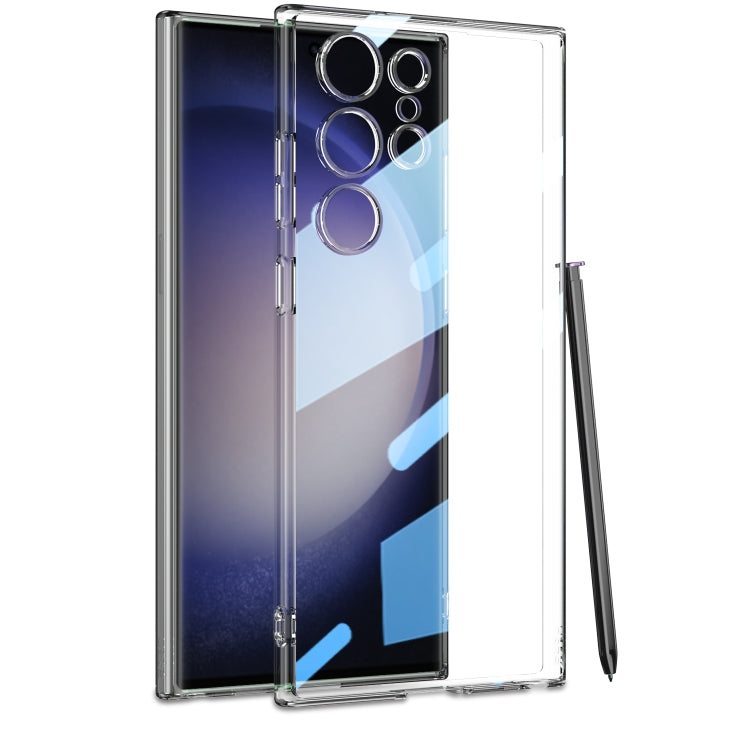 GKK Plating Transparent TPU Phone Case, Without pen, For Samsung Galaxy S24 Ultra