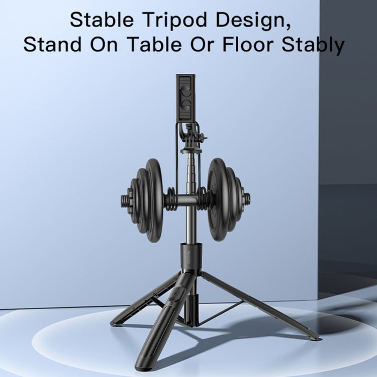 Yesido SF13 Retractable Extended Bluetooth Tripod Phone Live Streaming Selfie Stand, SF13 – Wear-resistant, Bluetooth, Aluminum Alloy