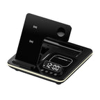 A93 15W 5 in 1 Multifunctional Foldable Wireless Charger Desktop Phone Stand – Magnetic, TPU