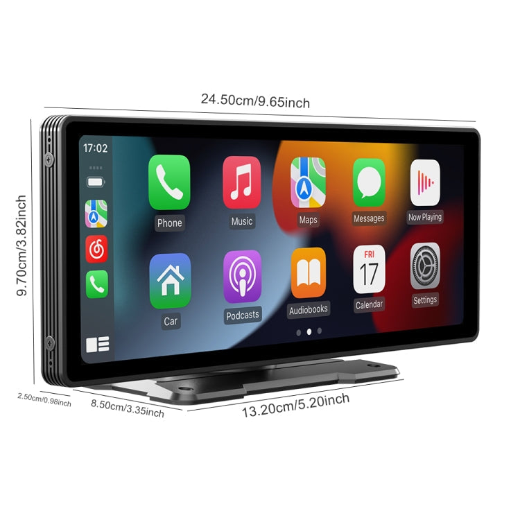 B5303 10.26 inch Portable Car MP5 Player Support CarPlay / Android Auto, B5303 – Bluetooth, TPU