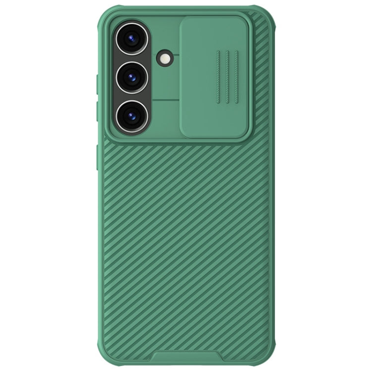 NILLKIN Black Mirror Pro Series Camshield PC Phone Case – Durable Build, Easy to Use, For Samsung Galaxy S24 Ultra 5G, For Samsung Galaxy A55, For Samsung Galaxy S24+ 5G, For Samsung Galaxy S24 5G For Samsung Galaxy S24 5G Green