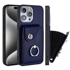 Organ Card Bag Ring Holder Phone Case, For iPhone 14 Pro Max, For iPhone SE 2022 / 2020 / 8 / 7, For iPhone 13 Pro Max, For iPhone 13 Pro