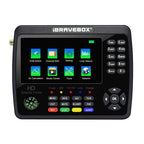 iBRAVEBOX V10 Finder Max 4.3 inch Display Digital Satellite Meter Signal Finder, Support DVB-S/S2/S2X, EU Plug, US Plug, UK Plug, AU Plug – TPU EU Plug