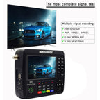 iBRAVEBOX V10 Finder Max+ 4.3 inch Display Digital Satellite Meter Signal Finder, Support DVB-S/S2/S2X AHD, EU Plug, US Plug, UK Plug, AU Plug – TPU
