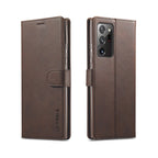 LC.IMEEKE Calf Texture Horizontal Flip Leather Case, with Holder & Card Slots & Wallet, For Samsung Galaxy Note 20, For Samsung Galaxy Note 20 Ultra, For Xiaomi Redmi Note 9 For Samsung Galaxy Note 20 Brown
