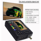 iBRAVEBOX V10 Finder Pro+ 4.3 inch Display Digital Satellite Meter Signal Finder, Support DVB-S/S2/S2X/T/T2/C AHD, EU Plug, US Plug, UK Plug, AU Plug