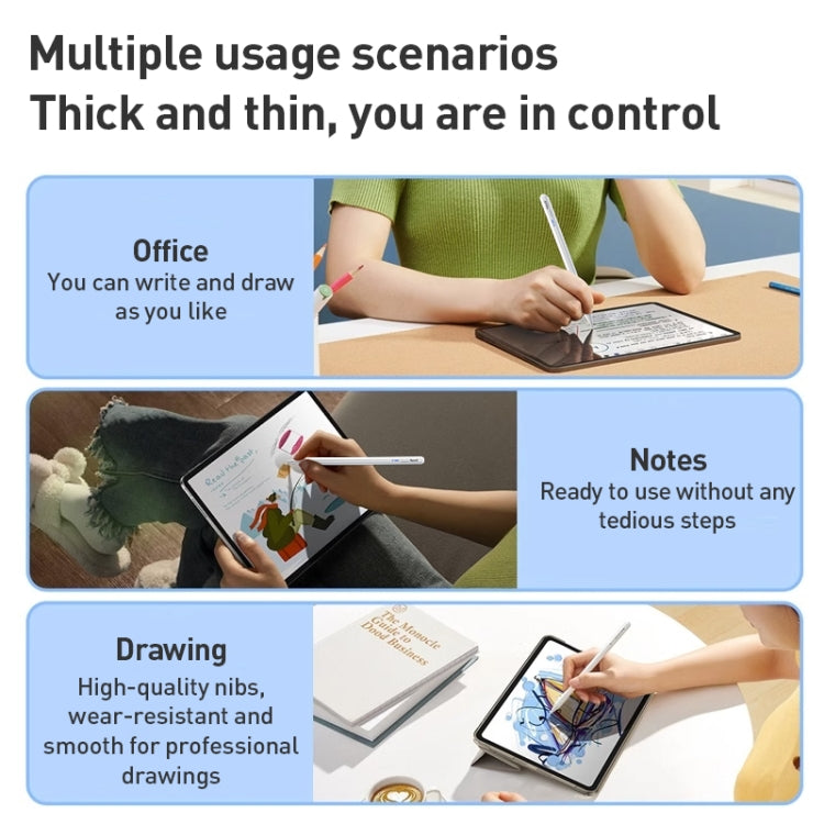 Lenovo ThinkPlus BP16 Universal Magnetic Capacitive Stylus Pen, BP16 – Magnetic, Aluminum Alloy