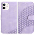 YX0060 Elephant Head Embossed Phone Leather Case with Lanyard – Lanyard, Card Slot, Leather, For iPhone 12 mini, For iPhone 11 Pro Max, For iPhone 11 For iPhone 12 mini Light Purple