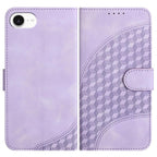 YX0060 Elephant Head Embossed Phone Leather Case with Lanyard – Lanyard, Card Slot, Leather, For iPhone 17e / 16e, For iPhone 17 Pro Max, For iPhone 17 Pro For iPhone 17e 16e Light Purple