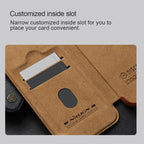 NILLKIN Qin Prop Series Flip Camera Cover Design Leather Phone Case, For Samsung Galaxy S24+ 5G, For Samsung Galaxy S24 5G