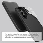 NILLKIN Qin Prop Series Flip Camera Cover Design Leather Phone Case, For Samsung Galaxy S24+ 5G, For Samsung Galaxy S24 5G