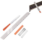 Guitar Neck Measuring Ruler Guitar Sharpening File Guitar Neck Notch Ruler Fret Polishing Pad, Guitar Neck Measuring Ruler Guitar Neck Measuring Ruler