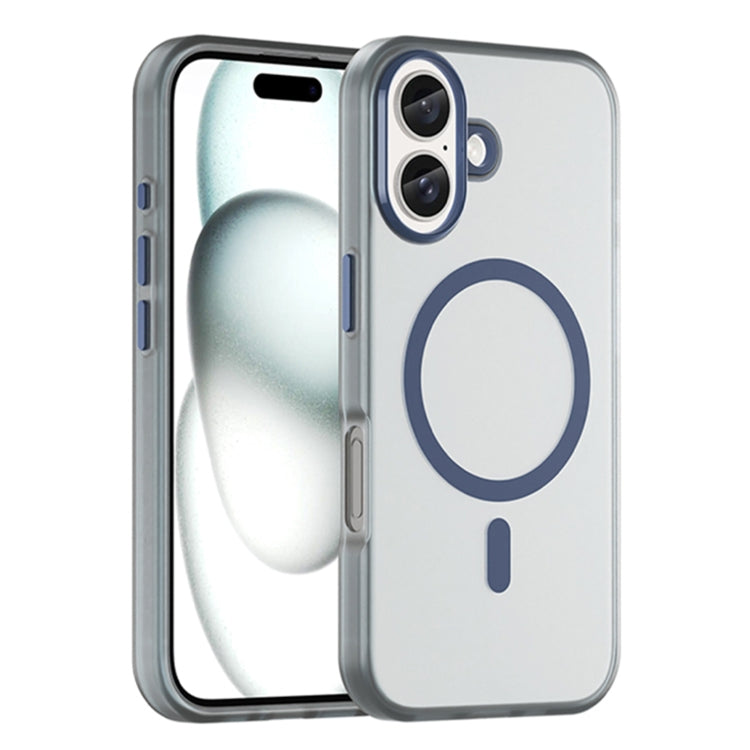 Phone Case – Magnetic (iPhone 15 Pro) For iPhone 16 Plus Dark Blue