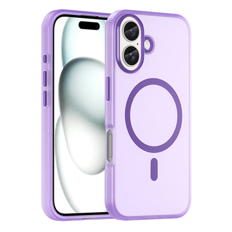 Phone Case – Magnetic (iPhone 15 Pro) For iPhone 16 Plus Dark Purple