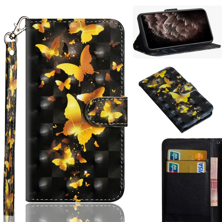 Case – Leather (iPhone 11 Pro Max) #6 For iPhone 11 Pro Max Golden Butterfly