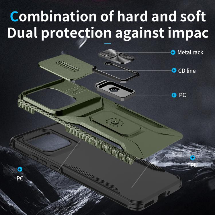 Sliding Camshield Holder Phone Case – TPU, For Motorola Edge 5G 2025, For Motorola Moto G Power / G Play 2025, For Motorola Edge 5G 2024