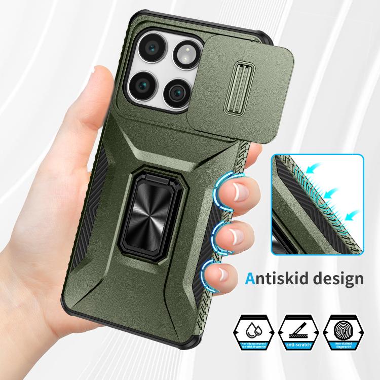 Sliding Camshield Holder Phone Case – TPU, For Motorola Edge 5G 2025, For Motorola Moto G Power / G Play 2025, For Motorola Edge 5G 2024