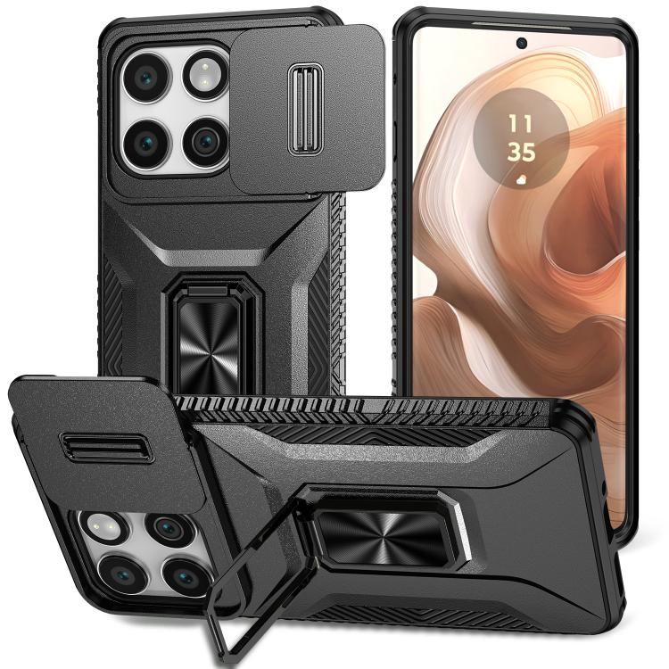Sliding Camshield Holder Phone Case – TPU, For Motorola Edge 5G 2025, For Motorola Moto G Power / G Play 2025, For Motorola Edge 5G 2024