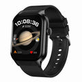 Smart Watch – 2.01" Screen, Heart Rate Monitoring, Bluetooth Call (Black) #2 Silicone Strap Black Black