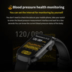 Smart Watch – 2.01" Screen, Heart Rate Monitoring, Bluetooth Call (Black) #2