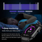 Smart Watch – 2.01" Screen, Heart Rate Monitoring, Bluetooth Call (Black) #2