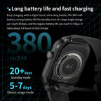 Smart Watch – 2.01" Screen, Heart Rate Monitoring, Bluetooth Call (Black) #2