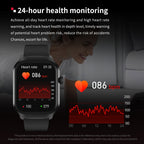 Smart Watch – 2.01" Screen, Heart Rate Monitoring, Bluetooth Call (Black) #2