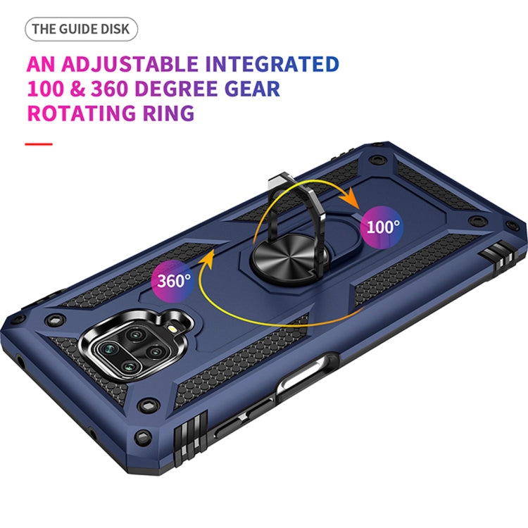 Shockproof TPU + PC Protective Case with 360 Degree Rotating Holder – Shockproof, TPU, For Xiaomi Redmi Note 9 Pro
