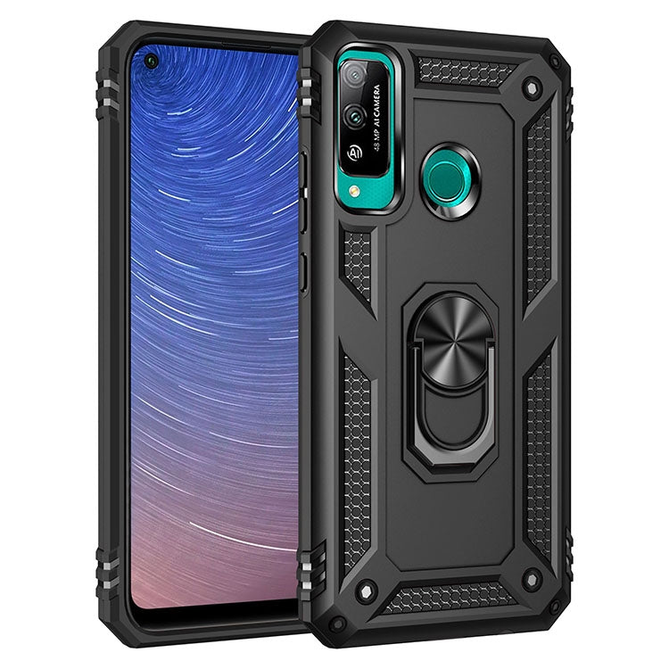 Shockproof TPU + PC Protective Case with 360 Degree Rotating Holder, For Huawei Y7p / P40 Lite E, For Samsung Galaxy Note20, For Samsung Galaxy Note20 Ultra For Huawei Y7p P40 Lite E Black