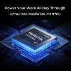 OUKITEL RT7 TITAN 4G Network IP68/IP69K Rugged Tablet, 10.1 inch Android 13 MediaTek MT8788 Octa Core Support Dual SIM, EU Plug, RT7 4G 8GB+256GB – Magnetic, Bluetooth