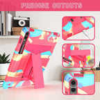 T Holder Robot Silicone Hybrid PC Tablet Case, For Samsung Galaxy Tab S9 FE+ / S9+, For Samsung Galaxy Tab S9 FE / S9, For Samsung Galaxy Tab A9+, For Samsung Galaxy Tab A9