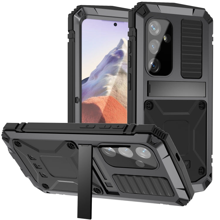 Life Waterproof Dustproof Shockproof Phone Case – Shockproof, Waterproof, Kickstand, For Samsung Galaxy S25 Ultra 5G, For Samsung Galaxy S24 Ultra 5G, For Samsung Galaxy S24+ 5G, For Samsung Galaxy S24 5G For Samsung Galaxy S24 5G Black