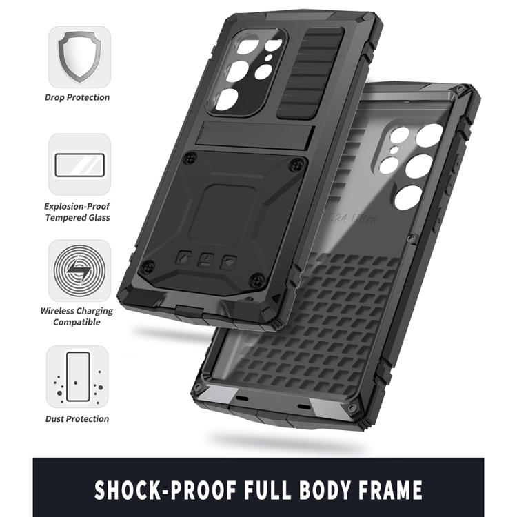 Life Waterproof Dustproof Shockproof Phone Case – Shockproof, Waterproof, Kickstand, For Samsung Galaxy S25 Ultra 5G, For Samsung Galaxy S24 Ultra 5G, For Samsung Galaxy S24+ 5G, For Samsung Galaxy S24 5G