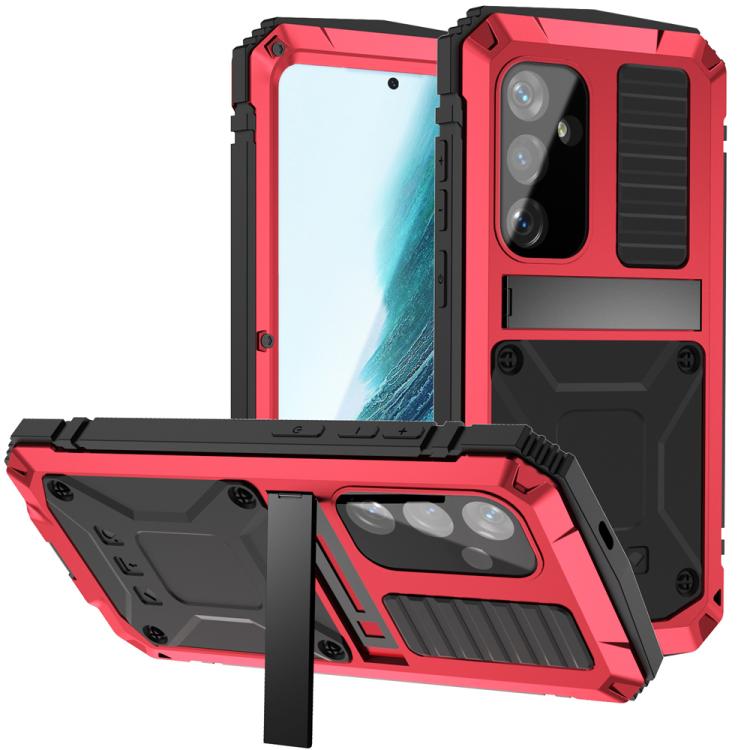 Life Waterproof Dustproof Shockproof Phone Case – Shockproof, Waterproof, Kickstand, For Samsung Galaxy S26+ 5G, For Samsung Galaxy S26 Ultra 5G, For Samsung Galaxy S26 5G, For Samsung Galaxy S25 Edge 5G, For Samsung Galaxy S25 5G For Samsung Galaxy S25+ 5G Red