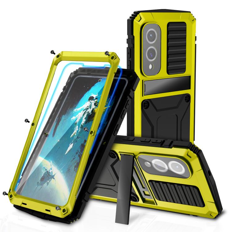 Life Waterproof Dustproof Shockproof Phone Case – Shockproof, Waterproof, Kickstand, For Samsung Galaxy S26+ 5G, For Samsung Galaxy S26 Ultra 5G, For Samsung Galaxy S26 5G, For Samsung Galaxy S25 Edge 5G, For Samsung Galaxy S25 5G For Samsung Galaxy S25 Edge 5G Yellow