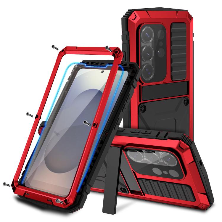 Life Waterproof Dustproof Shockproof Phone Case – Shockproof, Waterproof, Kickstand, For Samsung Galaxy S26+ 5G, For Samsung Galaxy S26 Ultra 5G, For Samsung Galaxy S26 5G, For Samsung Galaxy S25 Edge 5G, For Samsung Galaxy S25 5G For Samsung Galaxy S26 Ultra 5G Red