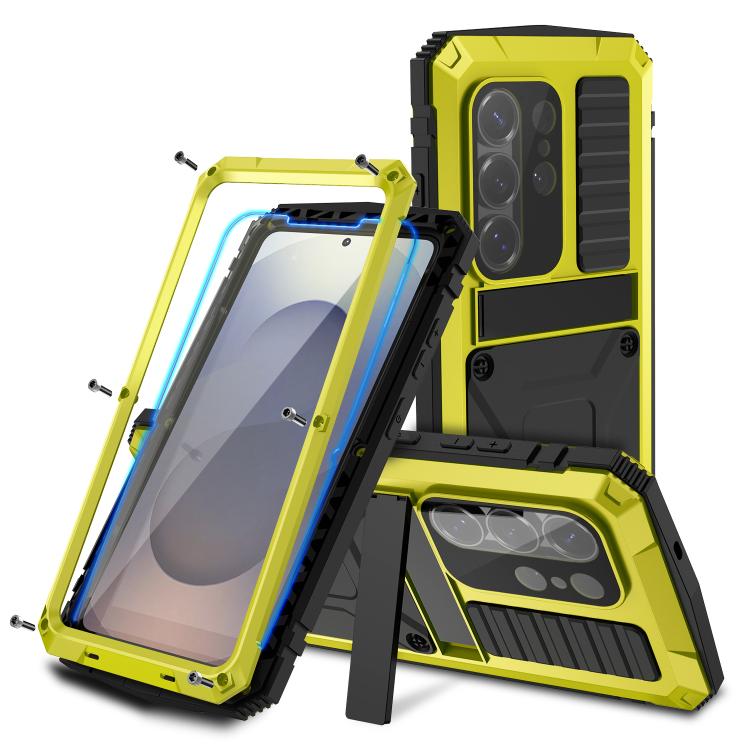 Life Waterproof Dustproof Shockproof Phone Case – Shockproof, Waterproof, Kickstand, For Samsung Galaxy S26+ 5G, For Samsung Galaxy S26 Ultra 5G, For Samsung Galaxy S26 5G, For Samsung Galaxy S25 Edge 5G, For Samsung Galaxy S25 5G For Samsung Galaxy S26 Ultra 5G Yellow