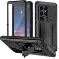 R-JUST Sliding Camera Life Waterproof Holder Phone Case, For Samsung Galaxy S25 Ultra 5G, For Samsung Galaxy S24 Ultra 5G, For Samsung Galaxy S24+ 5G, For Samsung Galaxy S24 5G For Samsung Galaxy S25 Ultra 5G Black