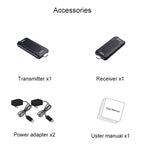 Measy FHD656 Nano 1080P HDMI 1.4 HD Wireless Audio Video Double Mini Transmitter Receiver Extender Transmission System, Transmission Distance: 100m,, US Plug, EU Plug, AU Plug, UK Plug