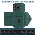 Rhombic Texture Card Bag RFID Phone Case with Long Lanyard, For iPhone 15 Pro Max, For iPhone 15 Pro, For iPhone 15 Plus, For iPhone 15