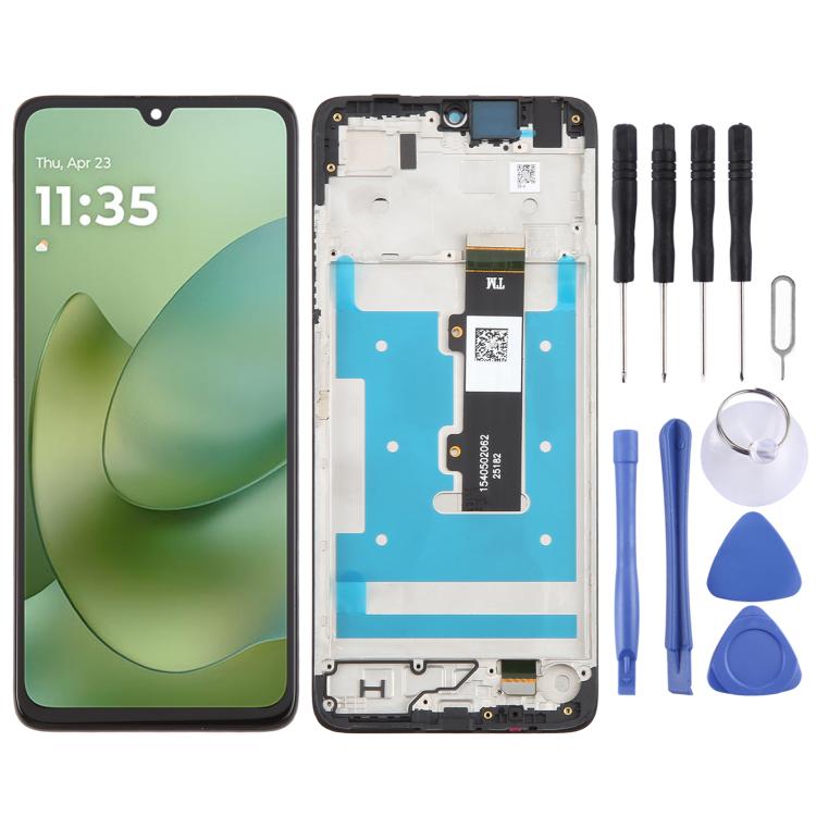 OEM LCD Screen Digitizer Full Assembly with Frame, For Motorola Moto G06, For Motorola Moto G15 Power, For Motorola Moto E15, For Motorola Moto G05, For Motorola Moto G15, For Motorola Moto G35, For Motorola Moto G55, For Motorola Moto G 5G 2024       ... For Motorola Moto G06