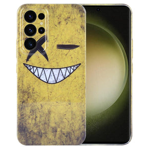 Yellow Background Smiling
