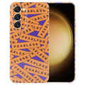 Painted Pattern Precise Hole PC Phone Case, For Samsung Galaxy S23+ 5G For Samsung Galaxy S23+ 5G Orange Label