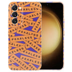 Painted Pattern Precise Hole PC Phone Case, For Samsung Galaxy S23+ 5G For Samsung Galaxy S23+ 5G Orange Label