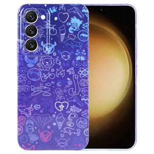 Blue Purple Graffiti