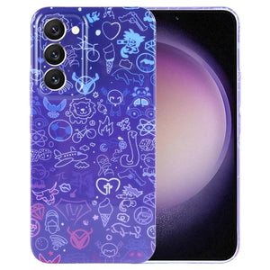 Blue Purple Graffiti