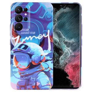 Blue Paint Astronaut