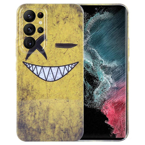 Yellow Background Smiling