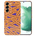Painted Pattern Precise Hole PC Phone Case, For Samsung Galaxy S22+ 5G For Samsung Galaxy S22+ 5G Orange Label