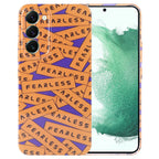 Painted Pattern Precise Hole PC Phone Case, For Samsung Galaxy S22+ 5G For Samsung Galaxy S22+ 5G Orange Label